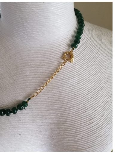 "BEACHY" Jade necklace with coastal themed charms!! Delightful!!! Carousel 2