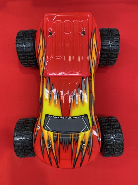 RC Monster Truck HSP 1/10 scale. RED/ORANGE Carousel 5