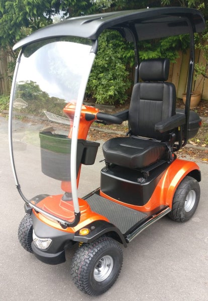 BLIZZARD Xtreme "SOLO" Single Seat Scooter, Canopy, Curtains. Long Range Battery Carousel 1