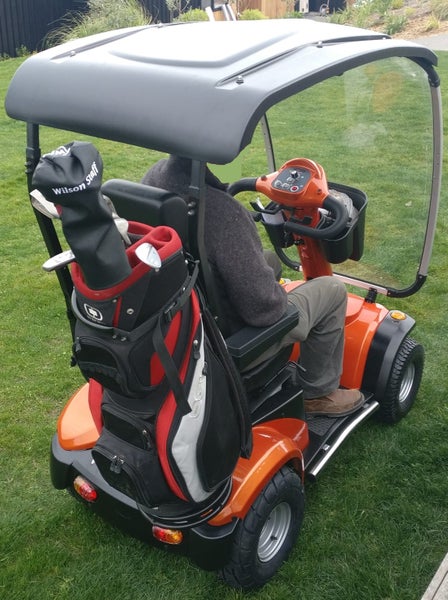 BLIZZARD Xtreme "SOLO" Single Seat Scooter, Canopy, Curtains. Long Range Battery Carousel 2