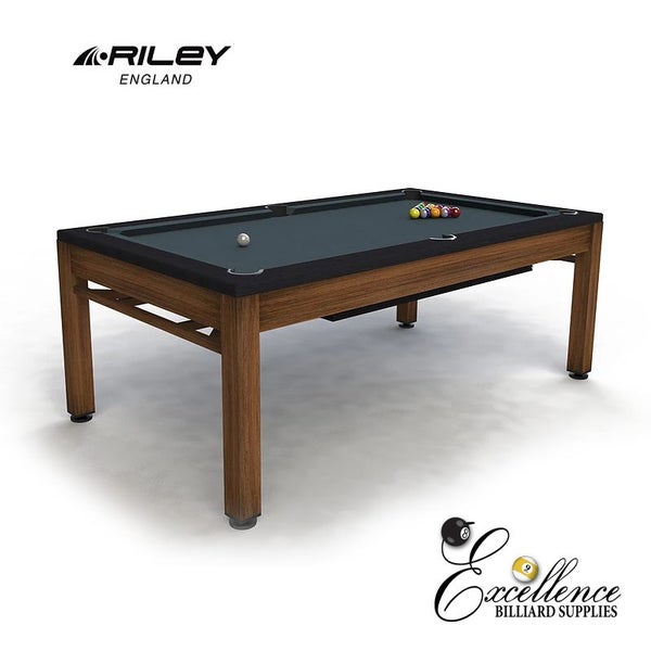 Riley - Neptune 7' - Outdoor Pool / Dining Table (Brown) Carousel 3