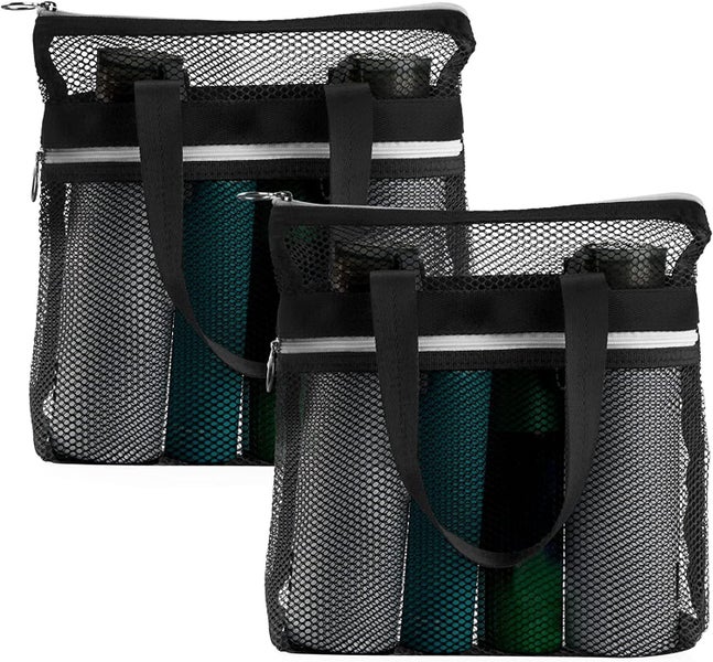 2 Packs Mesh Shower Caddy, Portable Shower Tote Bag for College Dorm, Trave Carousel 1
