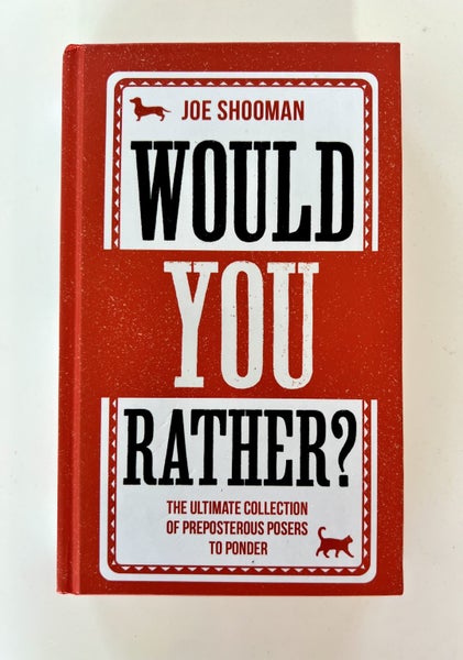 ‘WOULD YOU RATHER’ by Joe Shooman GREAT Xmas gift! RRP$26 Carousel 1