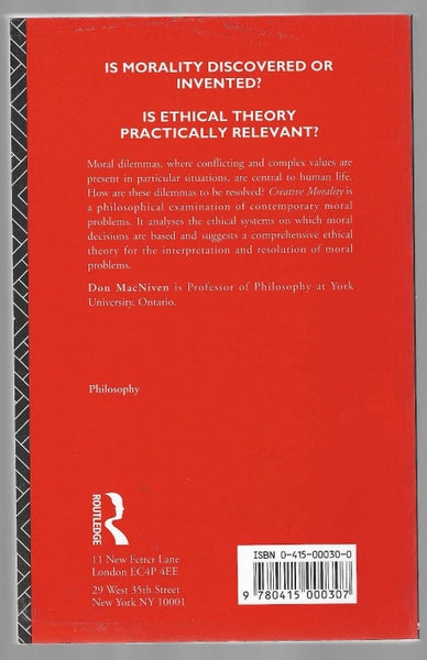 Creative Morality - Don MacNiven Carousel 4