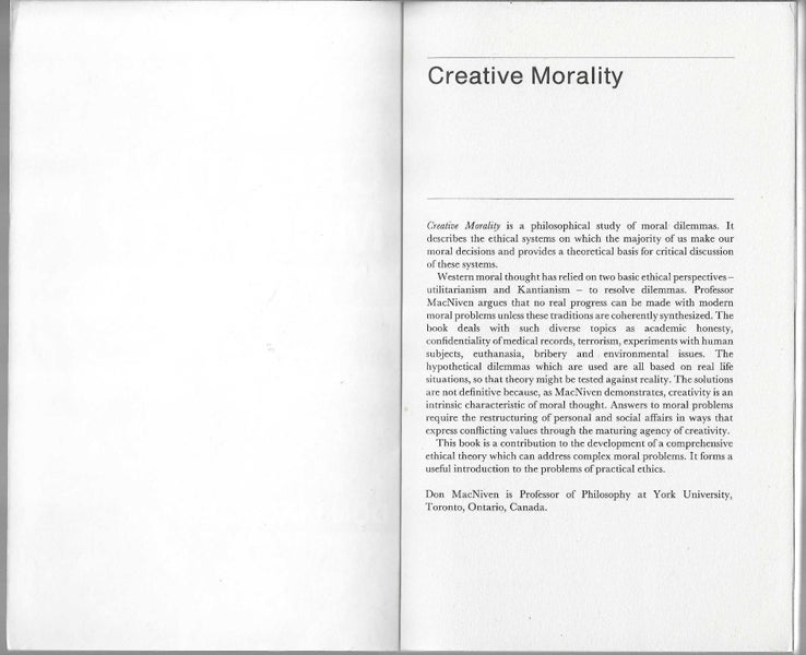 Creative Morality - Don MacNiven Carousel 2
