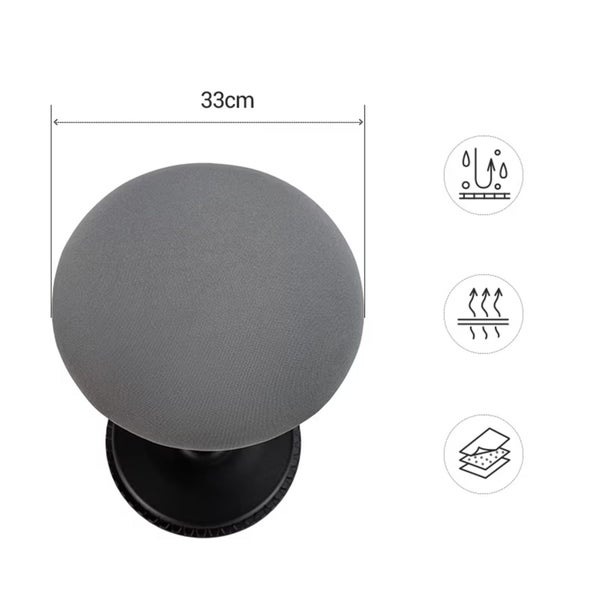 FlexiSpot Wobble Standing Stool Chair - Black - Height Adjustable 61-82cm - For Carousel 10