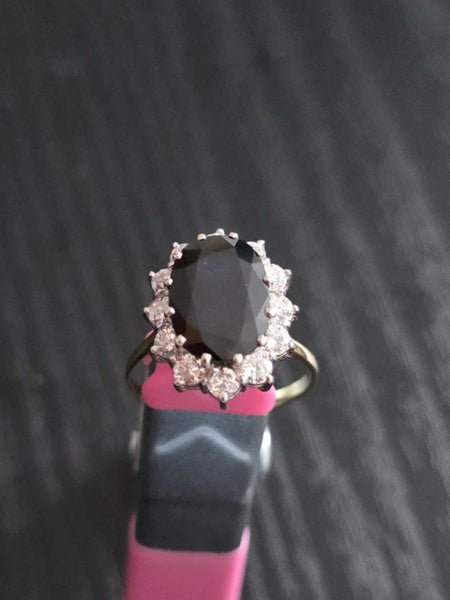 Sapphire and Diamonds Cluster Ring Carousel 1