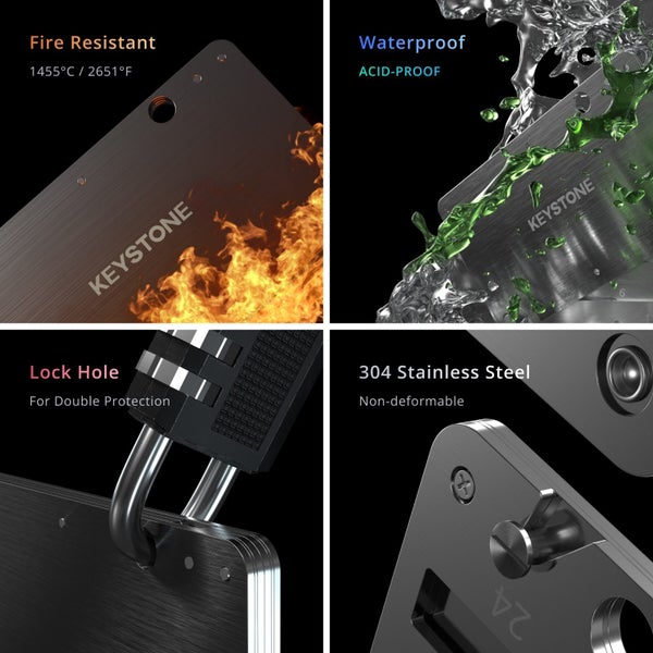 KEYSTONE Tablet PLUS - Seed Phrase Storage Carousel 2