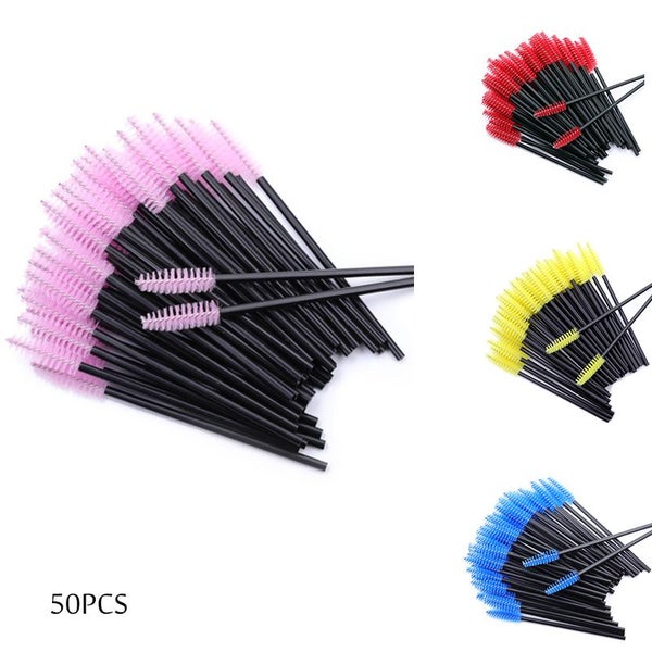 50Pcs/Pack Disposable Eyelash Brushes Mascara Wand Eye Lashes Carousel 1