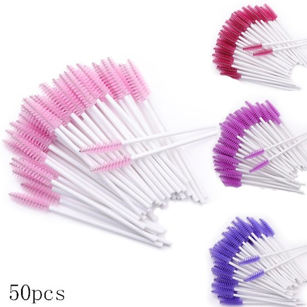 50Pcs/Pack Disposable Eyelash Brushes Mascara Wand Eye Lashes Carousel 2
