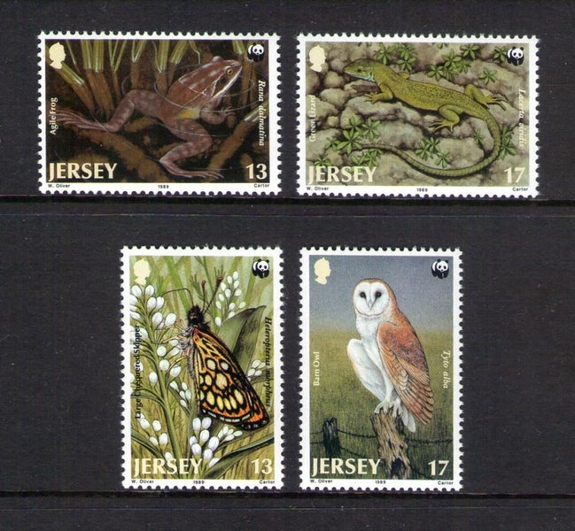 Jersey - 1989 WWF Fauna (4) - UHM - 492/5 Carousel 1