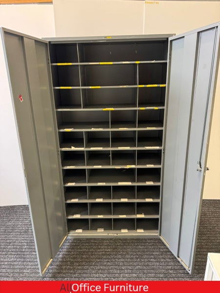 Vintage AHI Precision Steel Cabinet - Industrial 1970s - Restoration Project Carousel 1