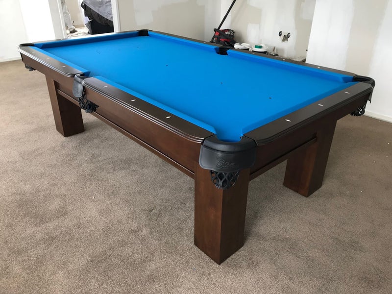 8' Rosario II Pool Table - American Walnut Carousel 7