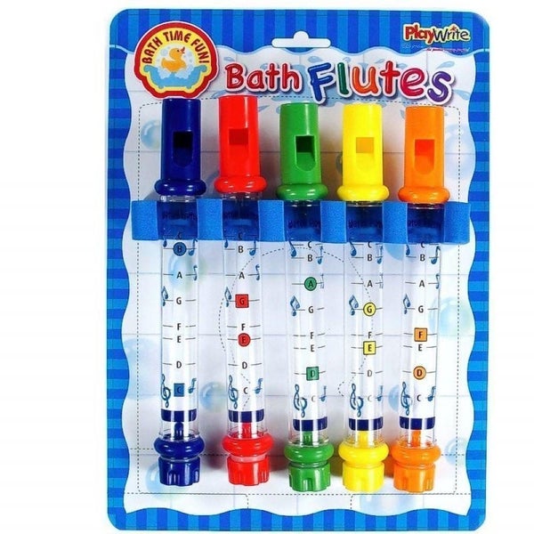 Children Water Flutes Musical Bathtime Toys Fun Bath Tub Tunes Song Sheets Carousel 4