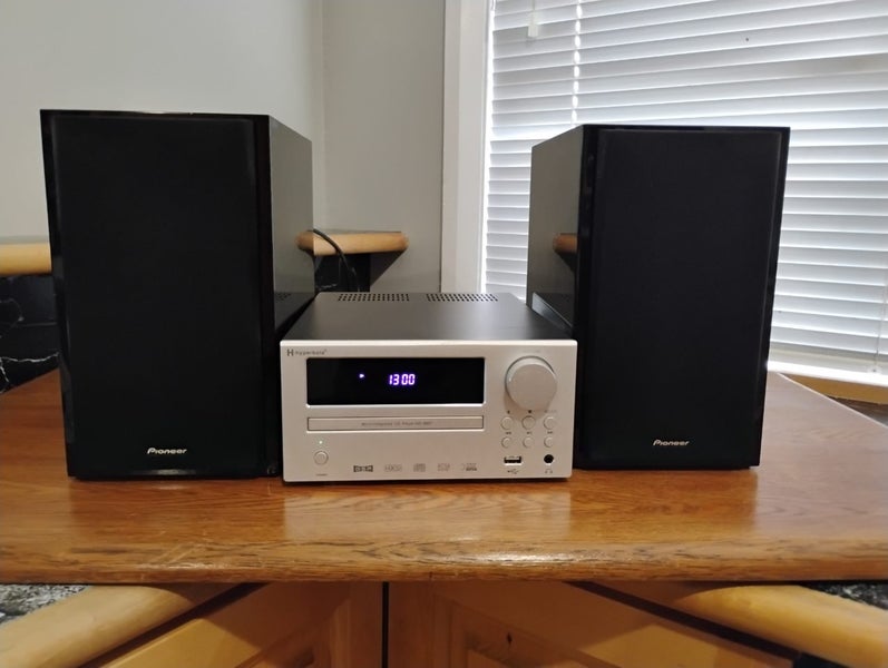 Pioneer Kevlar like cone S-HM82GB speakers with H-hyperbola mini Amplifier-CD Carousel 1