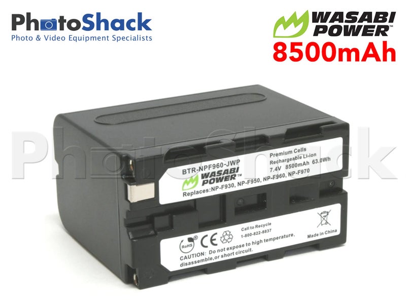 NPF960 Battery for Sony - Wasabi Power Carousel 1