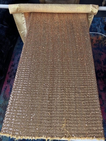 Sequinned gold fabric | vintage | 1970s | 3m Carousel 2