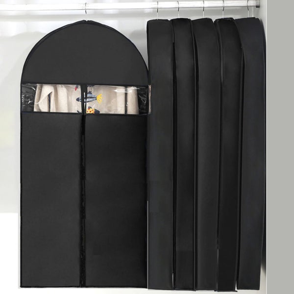 Garment Bag Suit Bag for Closet Storage and Travel Foldable Garment Bag for Carousel 1
