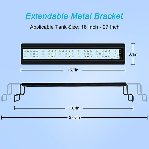 Aquarium Lights Fish Tank Light LED Size M 2017607 Carousel 2