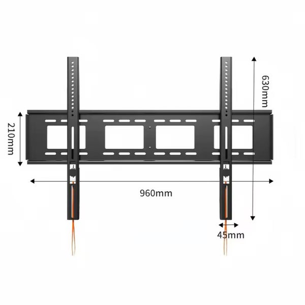 Heavy Duty straight tv wall bracket 50-100 inches Carousel 2