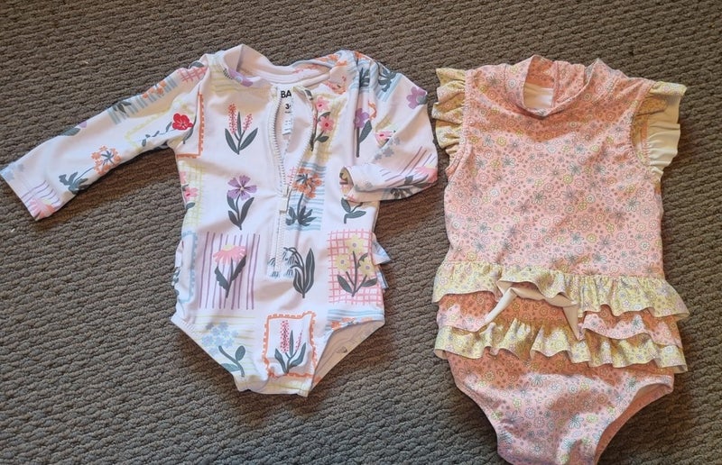 2x cotton on kids baby girl togs/swmwimwear 3-6m and 6-12m Carousel 1