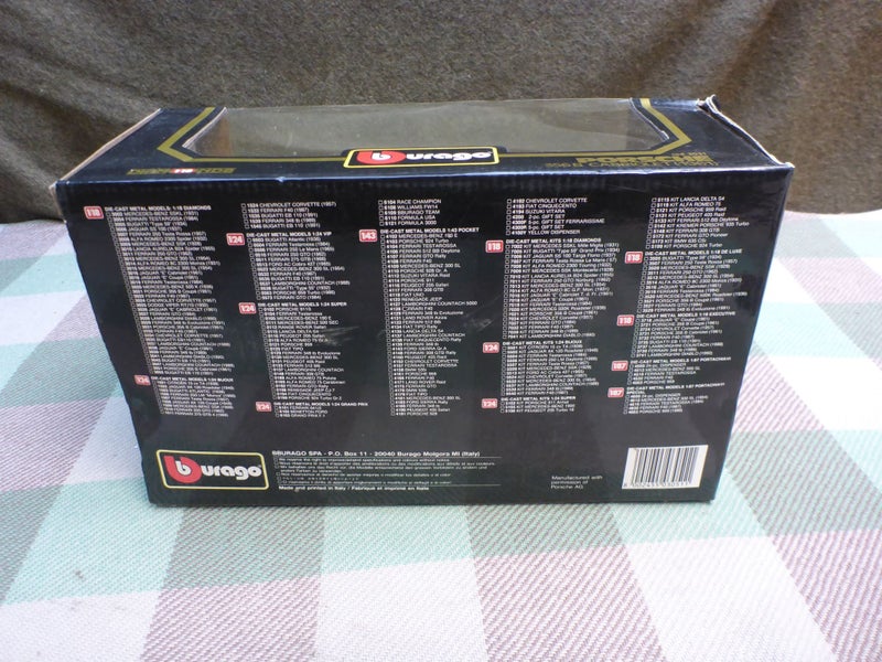 Vintage Boxed Bburago 1/18 Scale Diecast Toy Model Porsche 356B Cabriolet 1961 Carousel 7