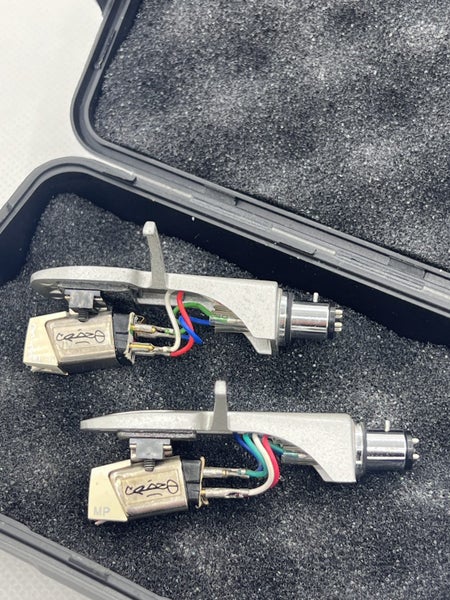 x2 STANTON 500-II Craze Carts w/ D5100 AL MKII Stylus, Headshells & Padded Case Carousel 2