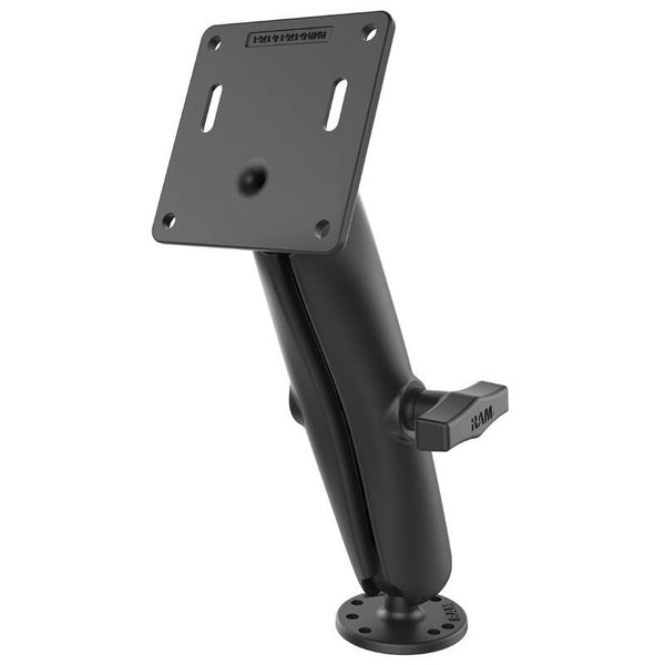 RAM Square 75mm VESA Base Plate - C Series with Long Arm and Round Plate Carousel 1