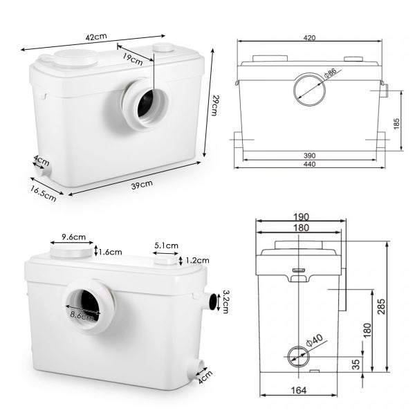 Macerator Pump Sewerage Pump (OVER STOCKED) Carousel 15