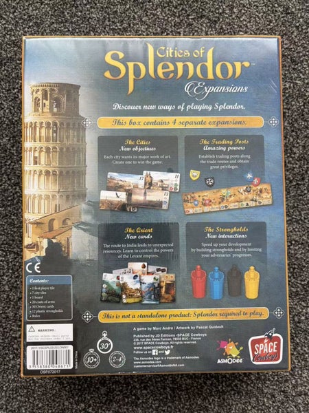 Cities of Splendor Expansion Game64836265471361111