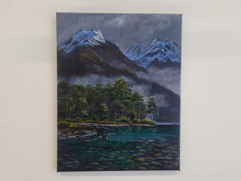 Under water Fiordland - Caley Hall - Original Painting Carousel 1