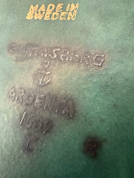 Gustavsberg Argenta 1609 Plate – Wilhelm Kåge, 1949, Post-War Griffon Design64836812119297112