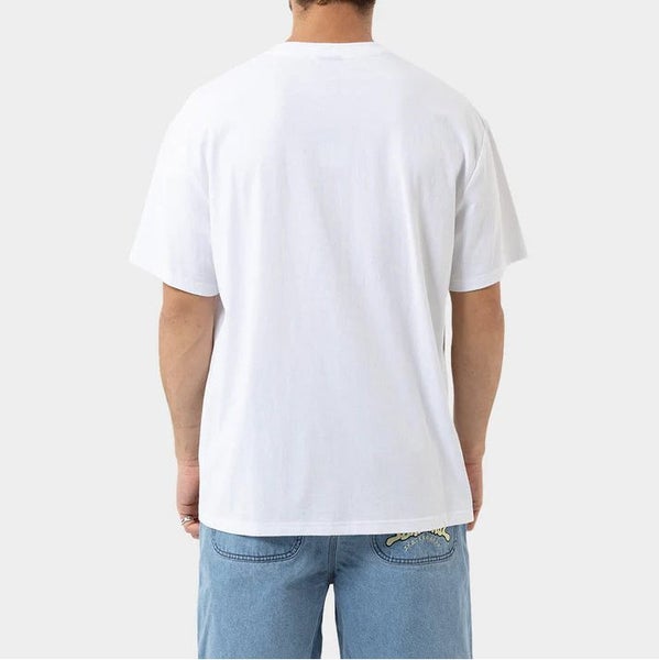 Santa Cruz Classic Strip Repeat Front Box Tee - White Carousel 2