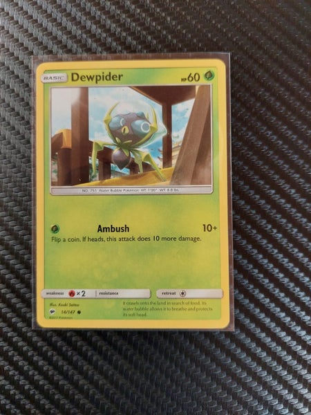 Pokemon - burning shadows (dewpider) 14/147 Carousel 1