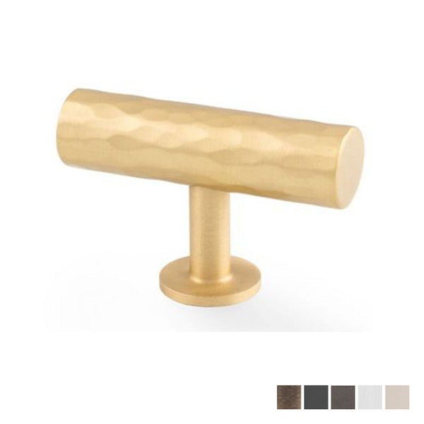 Alexander and Wilks Leila Hammered T-Bar 55mm - Available in Various Finishes Carousel 2