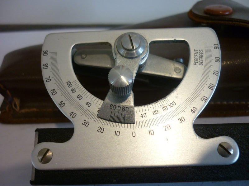 ABNEY LEVEL , LEATHER CASE, "MIKASA" Carousel 2