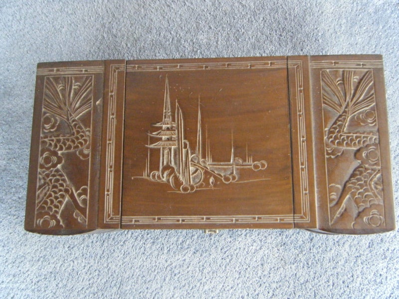 Musical Wooden Jewellery Box Carousel 1