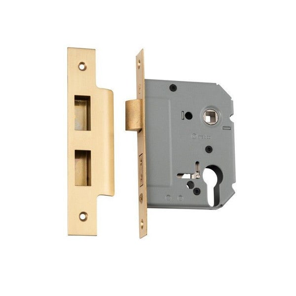 Tradco Euro Mortice Lock - Available In Various Finishes Carousel 1