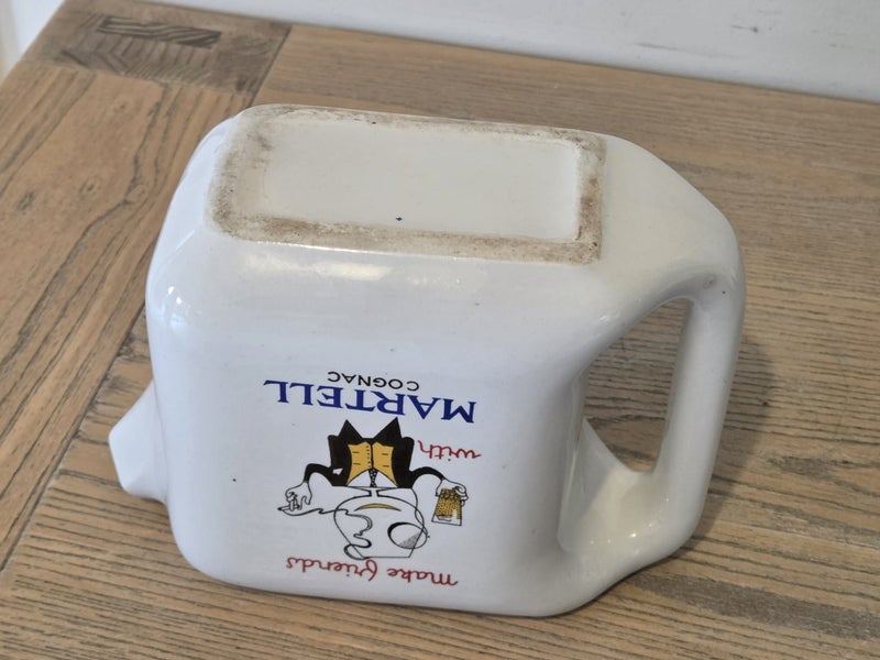 Rare Vintage Mr. Martell Cognac Bar Water Jug Carousel 10