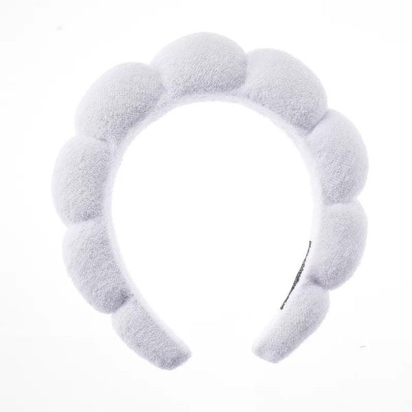 Makeup Headband for Skincare and Makeup, 3pcs Pink White Blue NZ STOCK Carousel 8