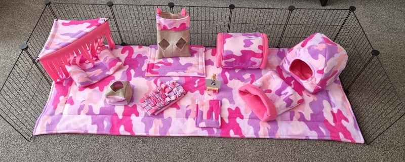 Guinea Pig Cage Set – 2×5 C&C – Reversible – Ready to Ship Carousel 1