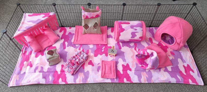 Guinea Pig Cage Set – 2×5 C&C – Reversible – Ready to Ship Carousel 7