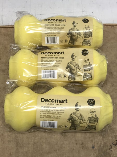 3-Pack Corrugated Paint Roller Covers Carousel 1
