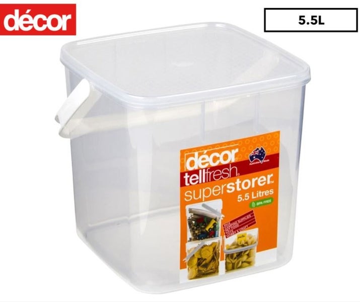Decor Tellfresh Super Storer with White Handle - 5.5L Carousel 1