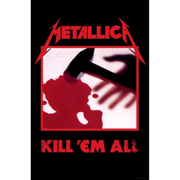 Metallica Kill Em All Textile Poster Carousel 1