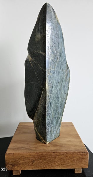 NZJADE FREEFORM 'MITRE' SCULPTURE AND TOUCHSTONE Carousel 1