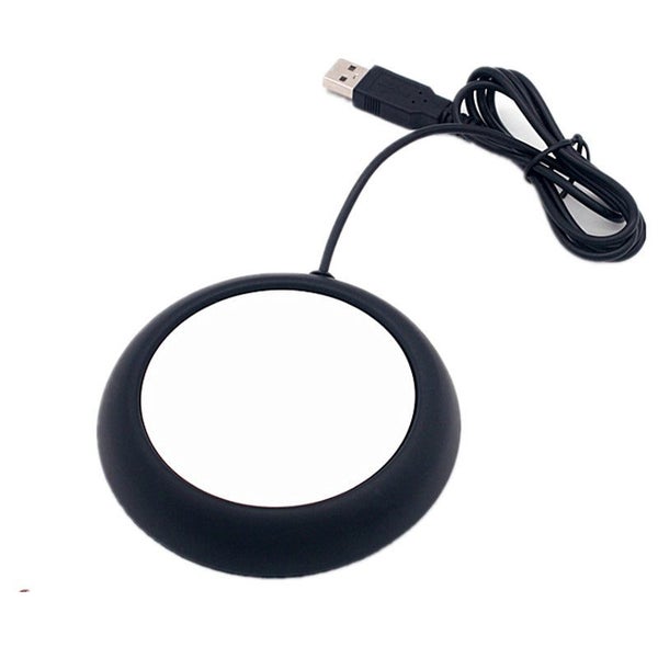 Usb Cup Warmer Wood Grain Electric Beverage Heater For Desk Office Home Carousel 1