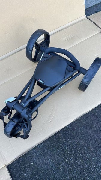 Big Sale Black BIG MAX Ti Lite Easy-to-Fold Golf trundler 3-wheel push trolley Carousel 7