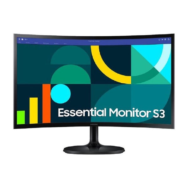 Samsung Essential S3 S24D360GAE 24" FHD 100Hz VA Curved Business Monitor Carousel 1