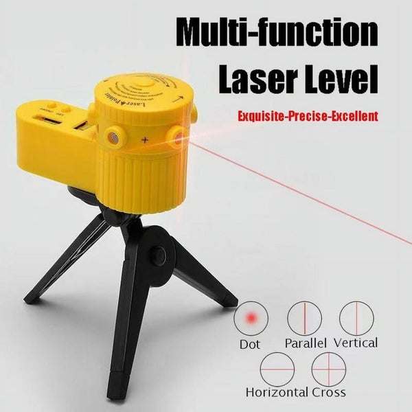 Laser Level 360?a Rotating Laser Level, Self-Leveling Cross Line Projector w Carousel 1